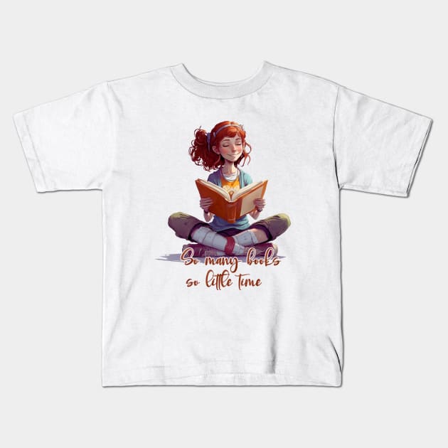 I Look Better Bent Over A Book Kids T-Shirt by ZiaZiaShop